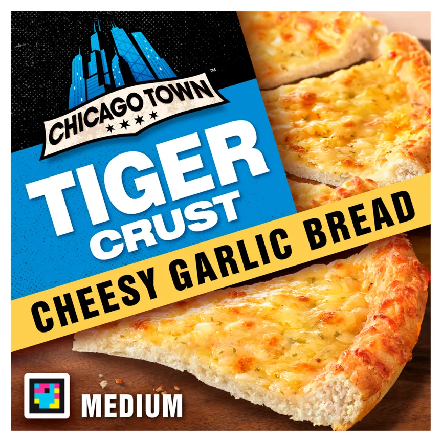 Chicago Town Tiger Crust Garlic Bread Cheesy