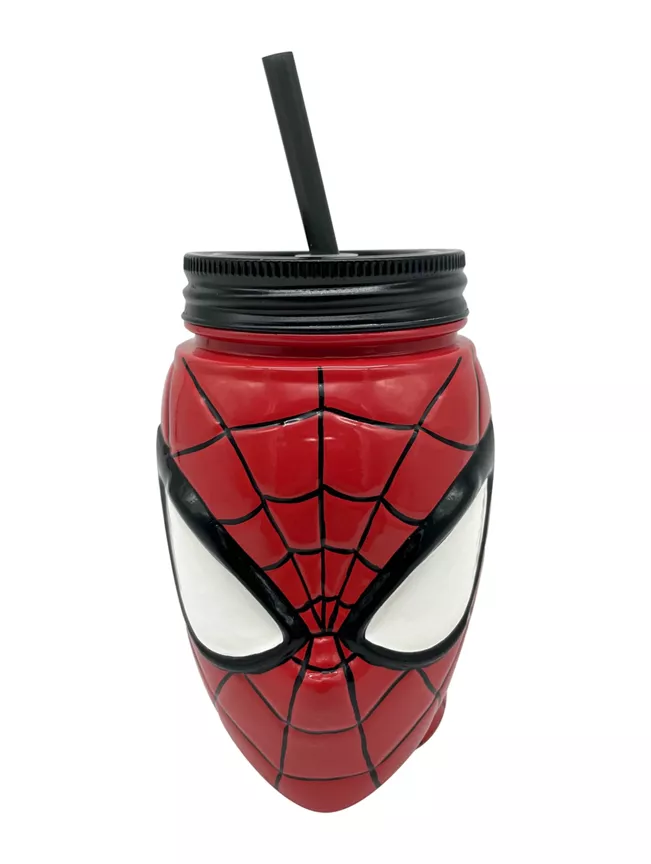 George Home Spiderman Mason Jar