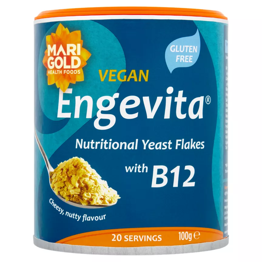 Marigold Health Foods Engevita Nutritional Yeast Flakes with B12