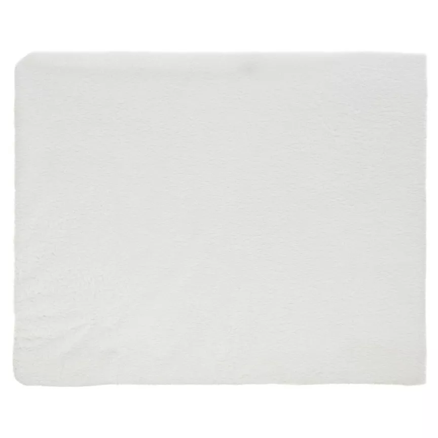 George Home White Mattress Protector - Cotbed