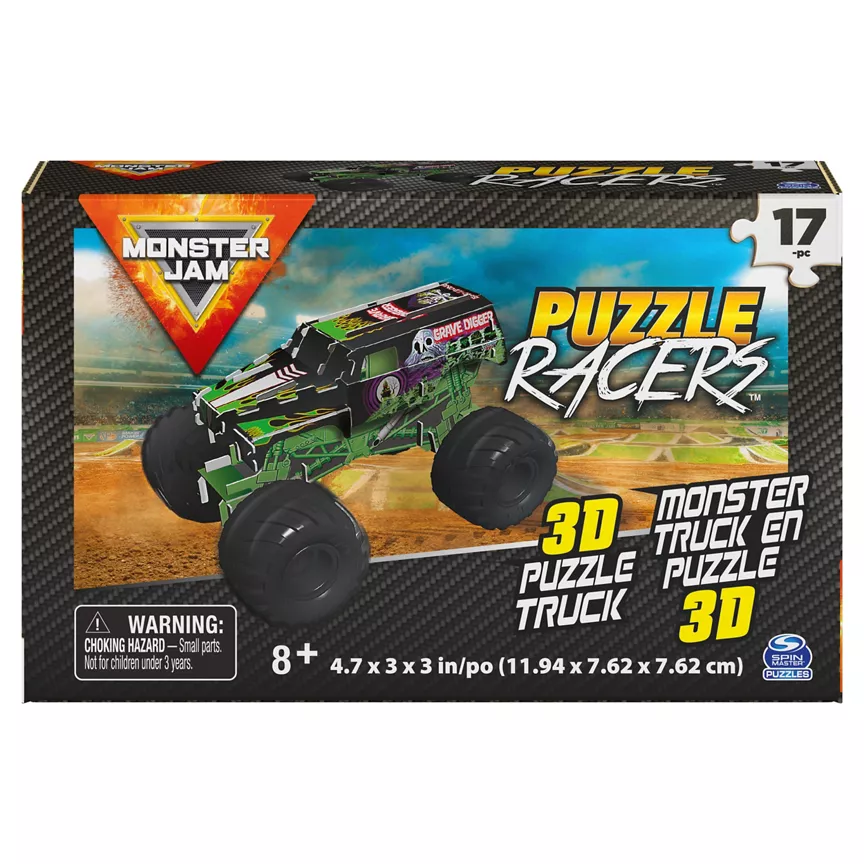 Monster Jam 3D Puzzle Racers - Grave Digger