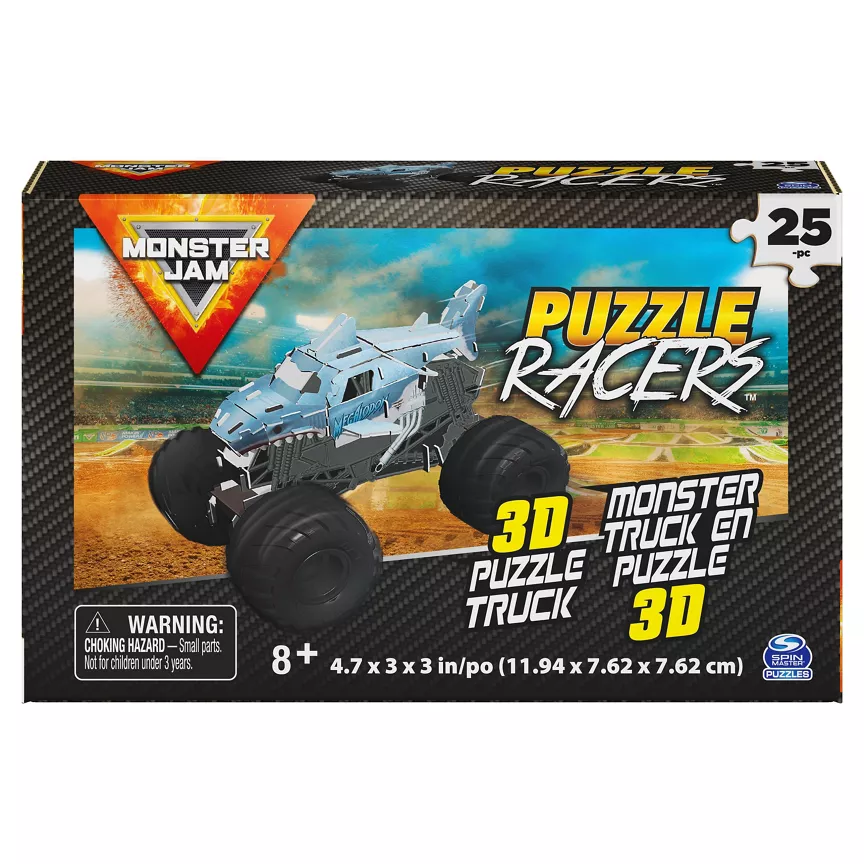 Monster Jam 3D Puzzle Racers - Megalodon