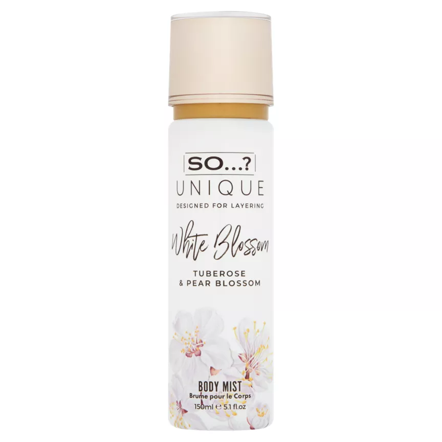 So...? Unique White Blossom Tuberose & Pear Blossom Body Mist
