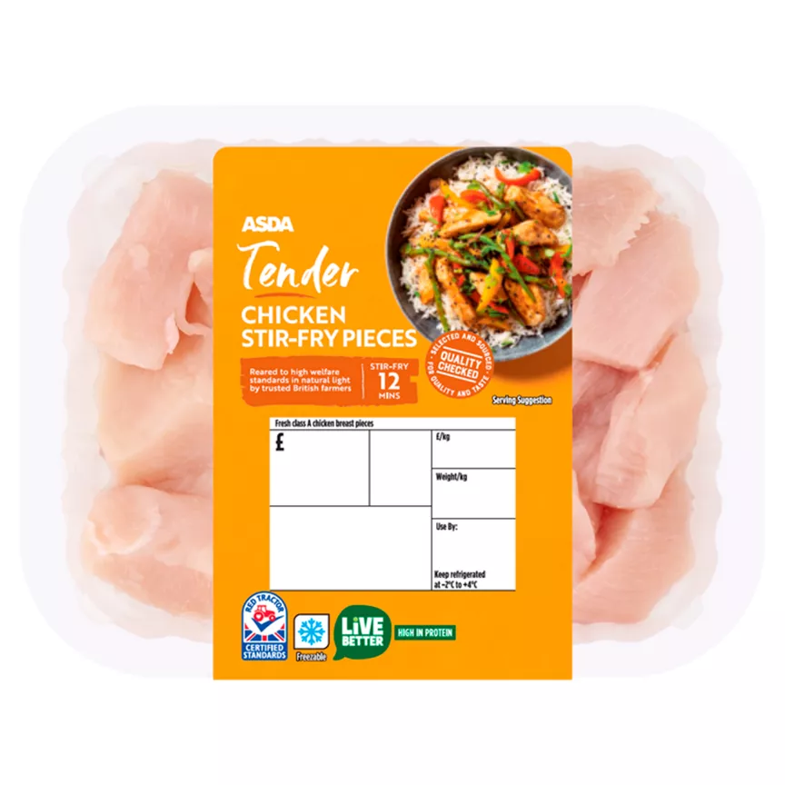 ASDA Tender Chicken Stir-Fry Pieces