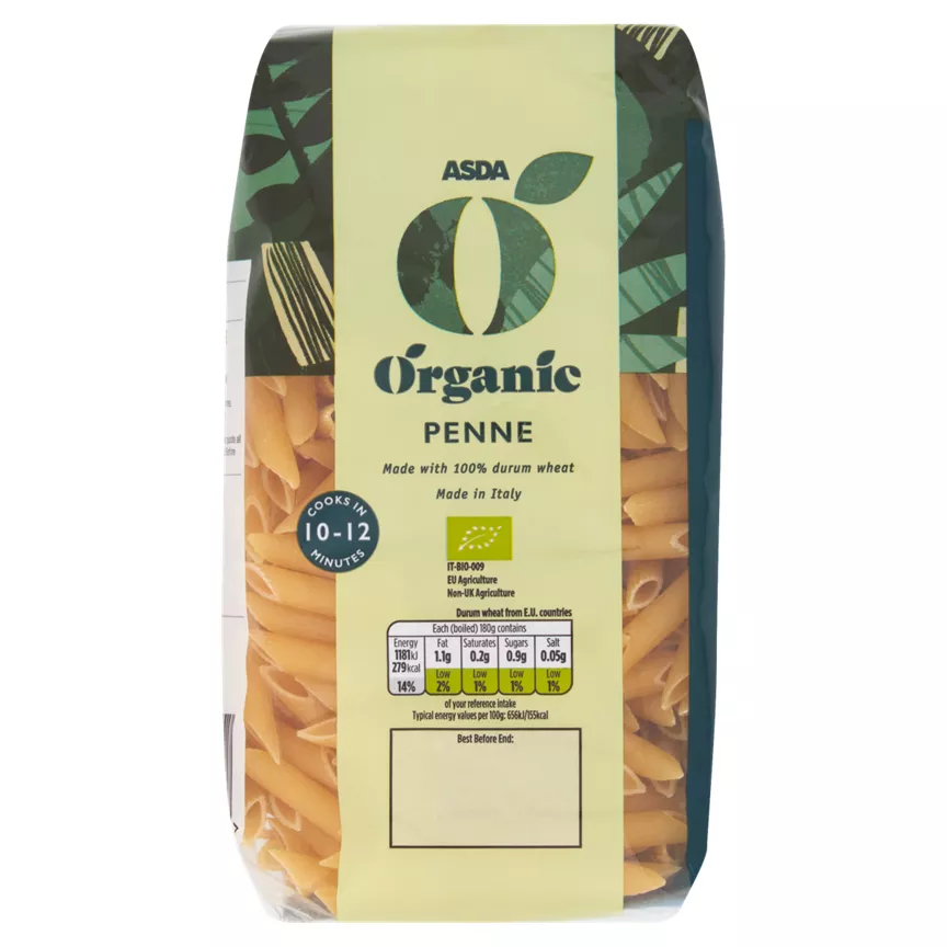 ASDA Organic Penne 500g
