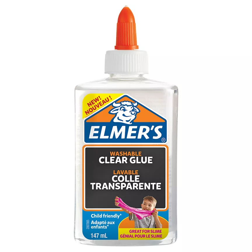 Elmers Washable Clear PVA Glue - Age 3+ Years