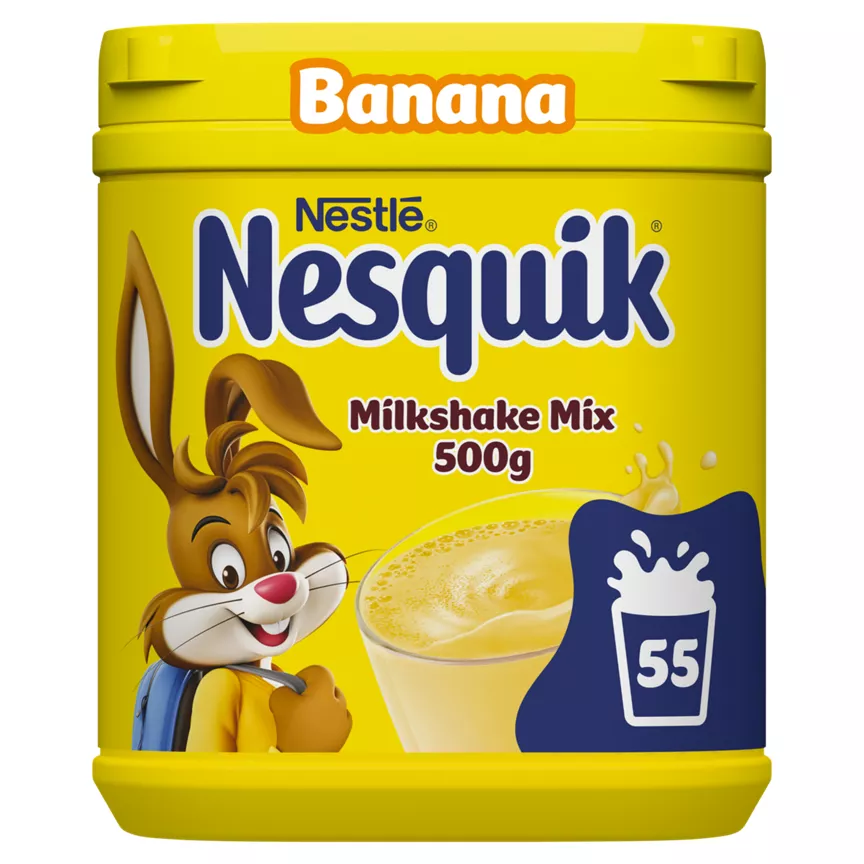 Nesquik Banana Milkshake Powder 500g Tub - Image 1