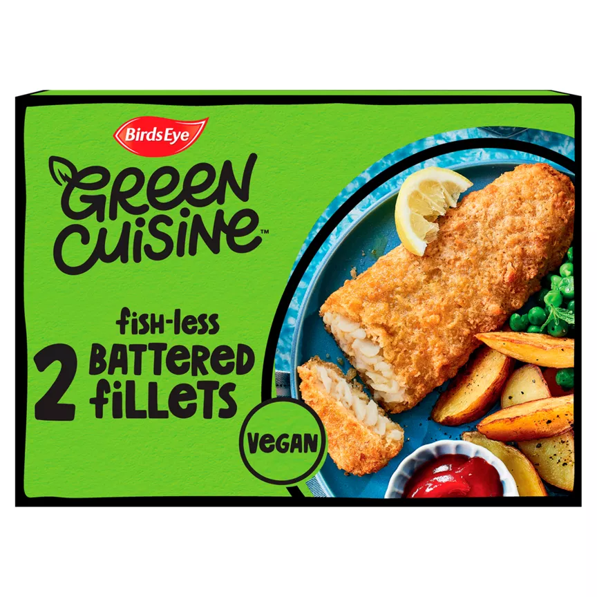 Birds Eye 2 Fish-Less Battered Fillets 240g