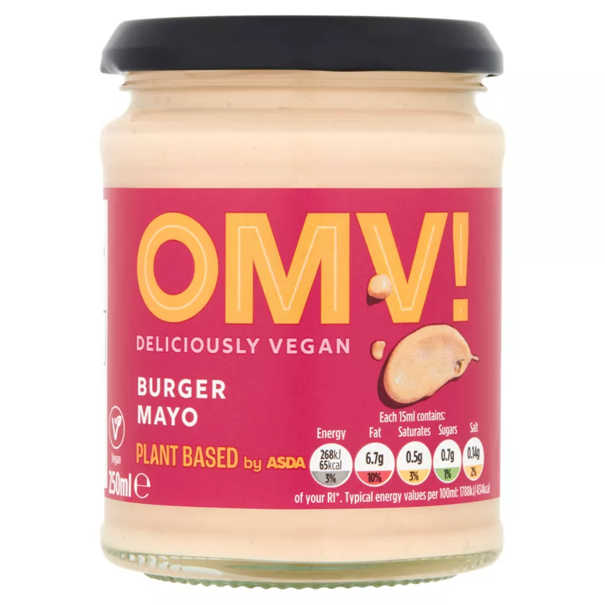 OMV! Deliciously Vegan by Asda Burger Mayo 250ml