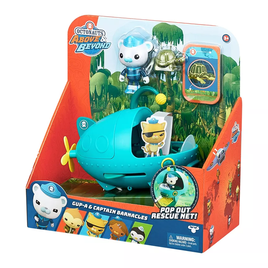 Octonauts Figure & Vehicle - Barnacles & Gup-A