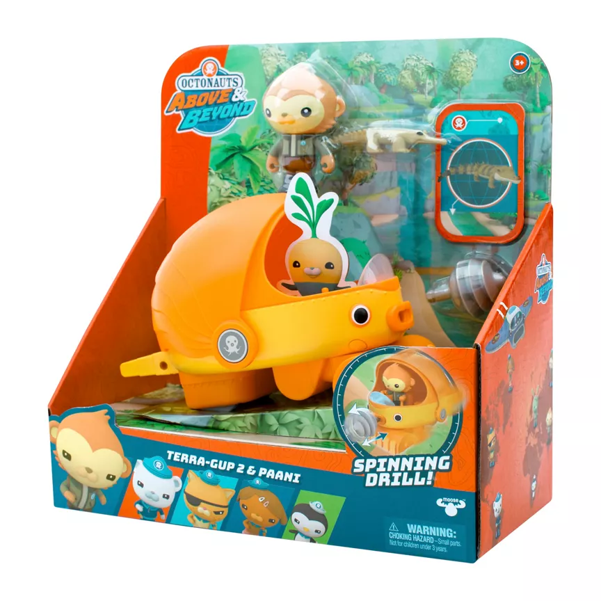 Octonauts Figure & Vehicle - Panni & Terra Gup 2