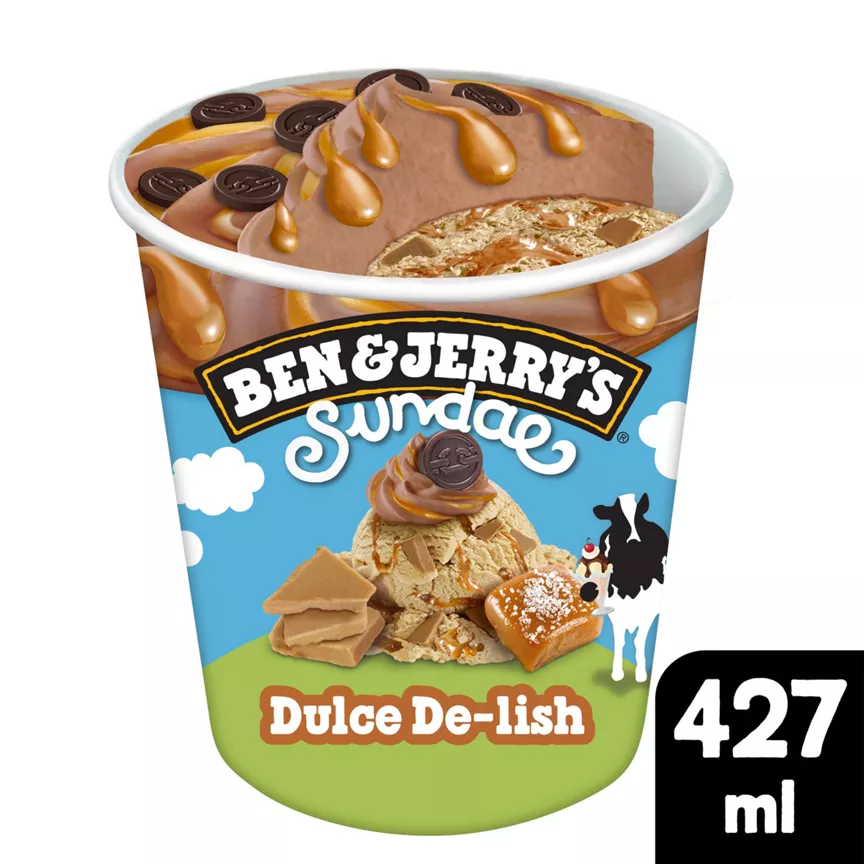 Ben & Jerry's Ice Cream Dulce De-lish Sundae 427ml