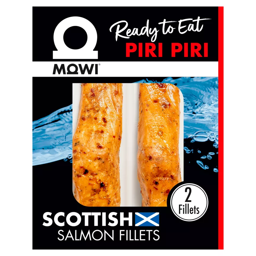 MOWI 2 Piri Piri Superior Scottish Slow Roast Salmon Fillets 180g
