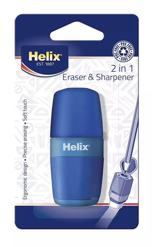 Helix Duo Eraser & Sharpener