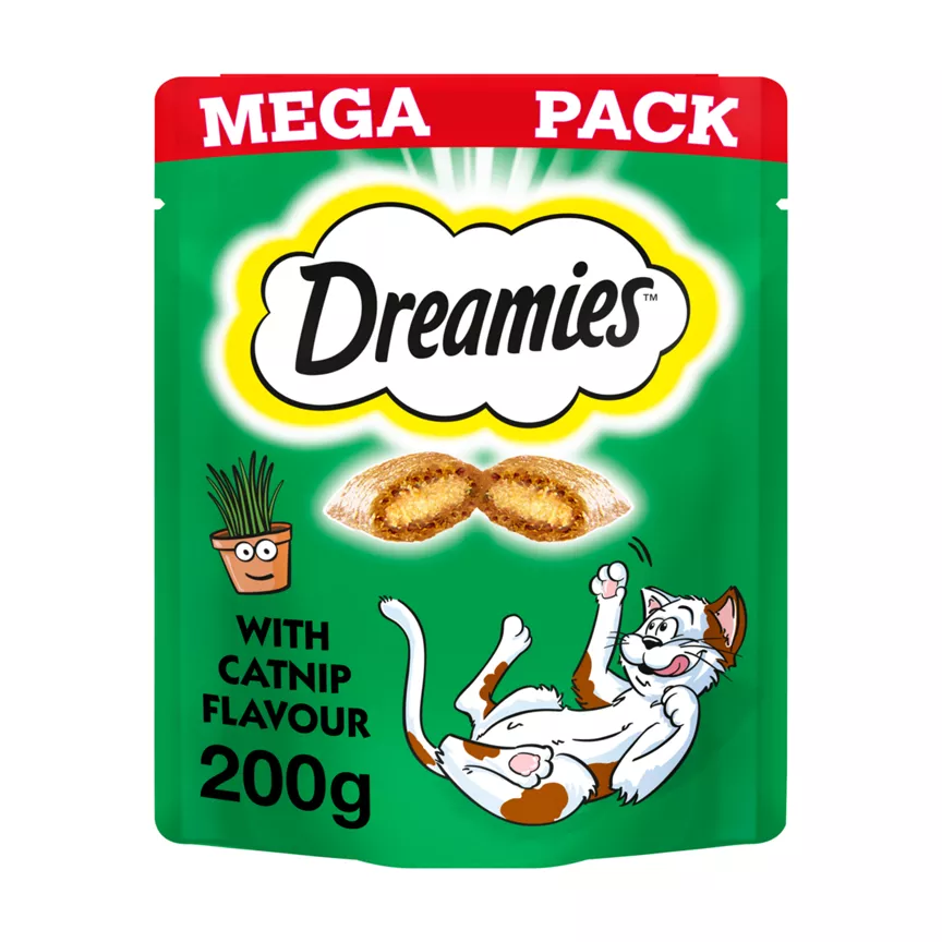 Dreamies Cat Treat Biscuits with Catnip 200g