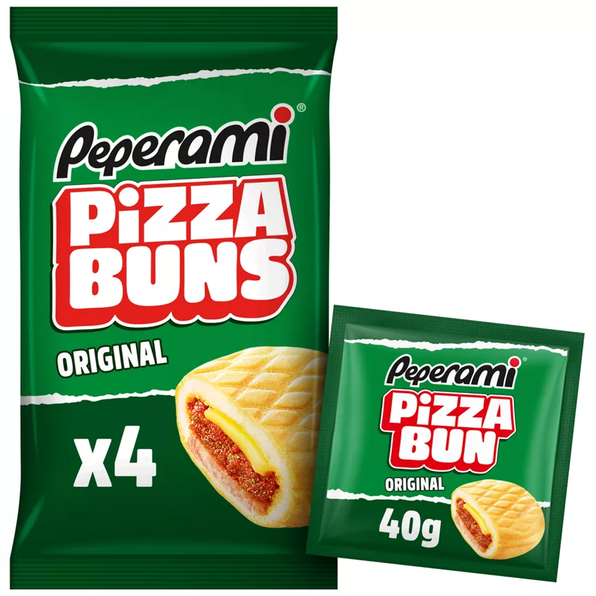 Peperami Pizza Buns Original 4 x 40g (160g)