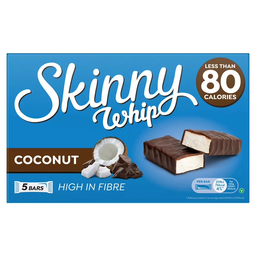 Skinny Whip Coconut & Dark Chocolate Bars