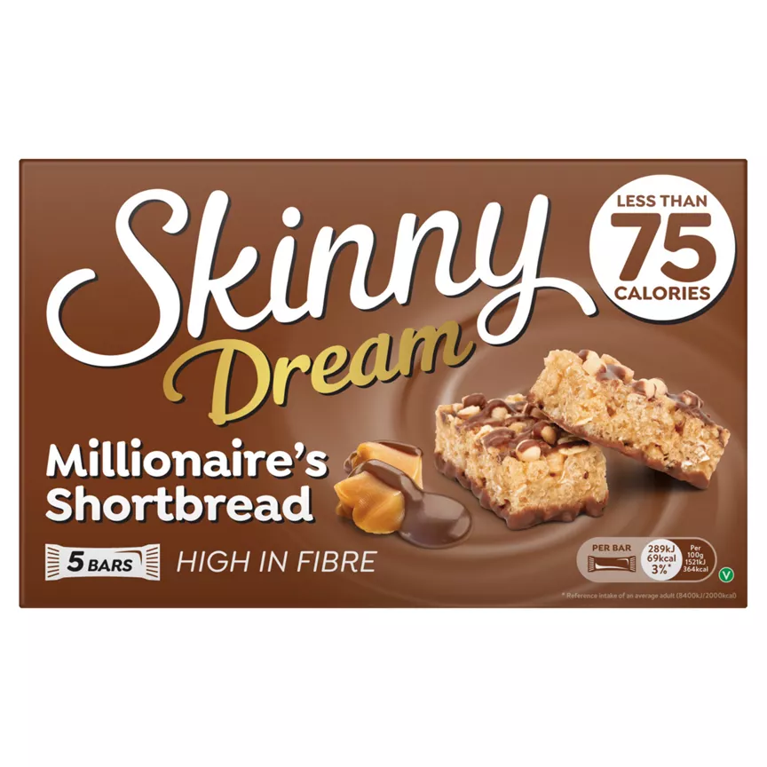 Skinny Dream Millionaire's Shortbread
