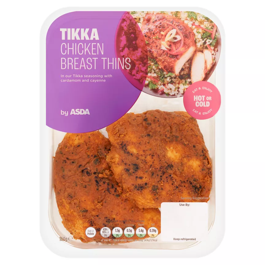 ASDA Tikka Chicken Breast Thins