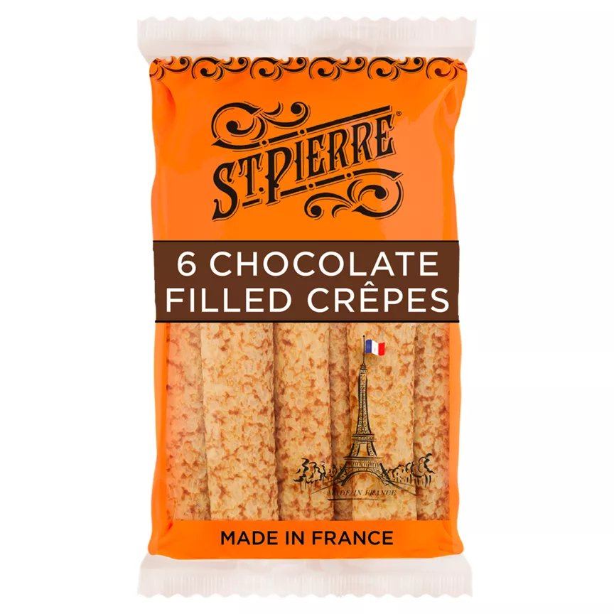 St Pierre 6 Chocolate Filled Crêpes