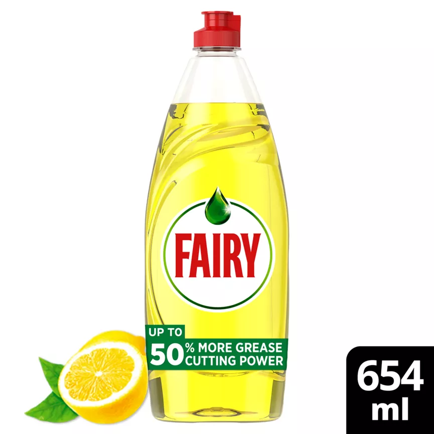 Fairy Lemon Washing Up Liquid with LiftAction