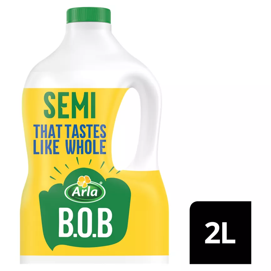 Arla BOB Semi-Skimmed That Tastes Like Whole Milk