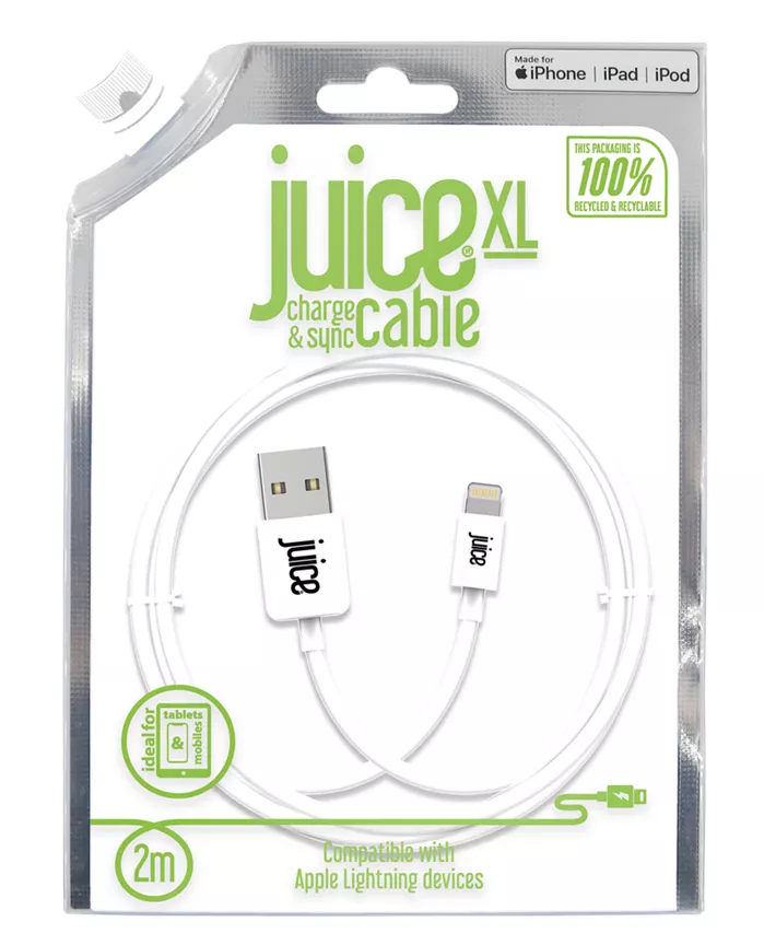 Juice Lightning Cable - White 2m