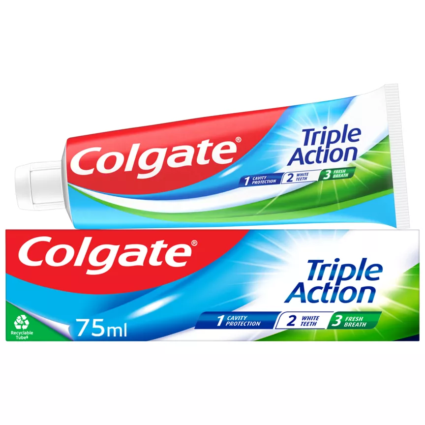 Colgate Triple Action Toothpaste 75ml
