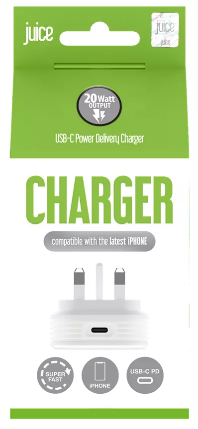 Juice USB-C Power Delivery Charger - 20w