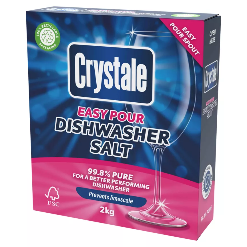Crystale Easy Pour Dishwasher Salt 2kg
