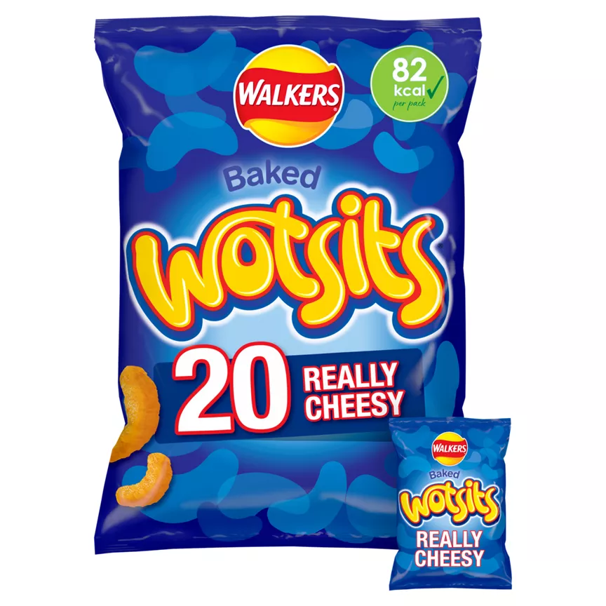 Walkers Really Cheesy Wotsits Multipack Crisps