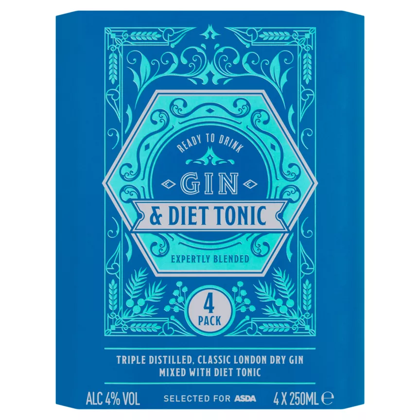ASDA Gin and Diet Tonic