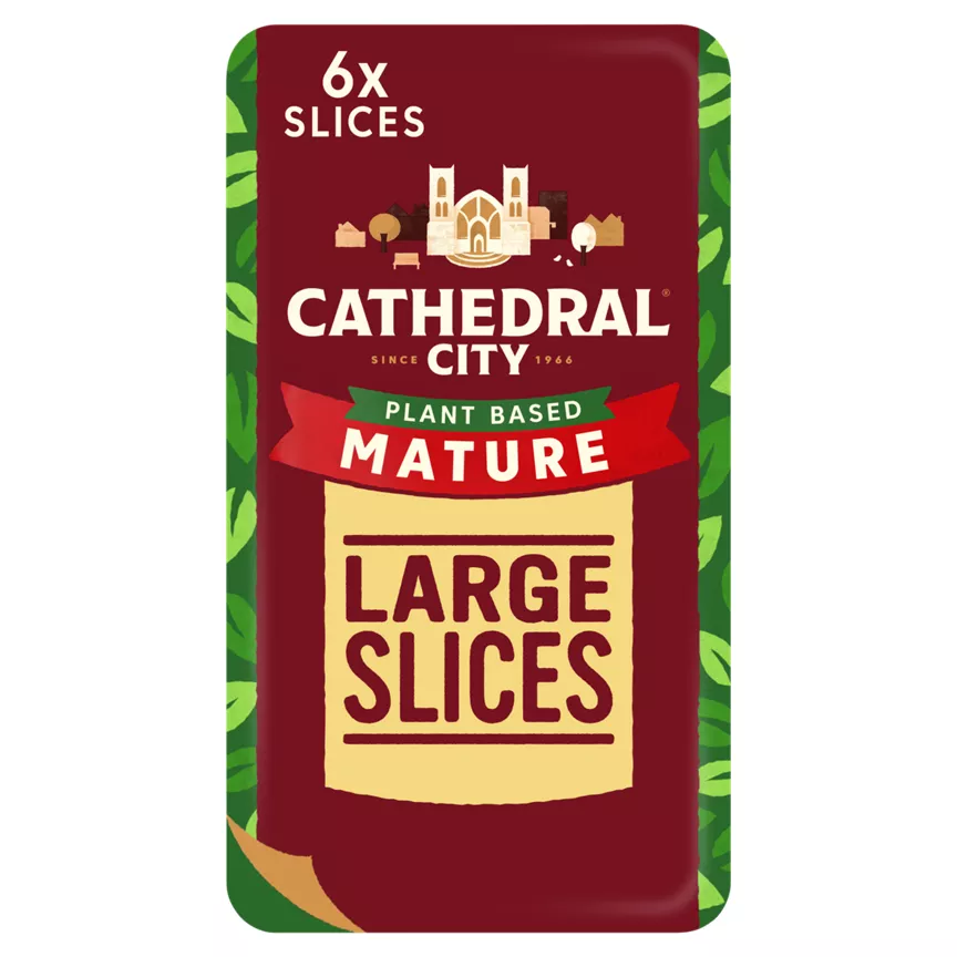 Cathedral City Our Plant Based 6 Dairy Free Cheese Alternative Slices 150g