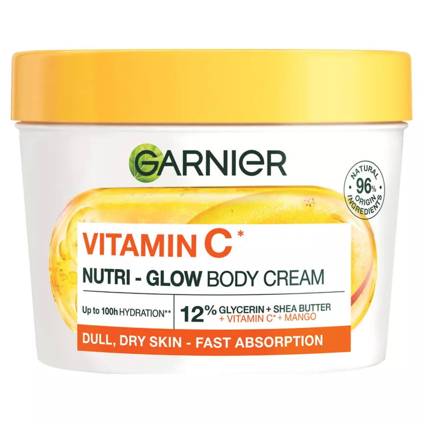 Garnier Body Superfood Nutri Glow Body Cream Vitamin C & Mango 380ml
