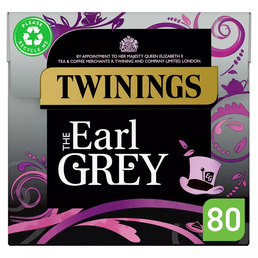 Twinings The Earl Grey 80 Plant-Based Tea Bags