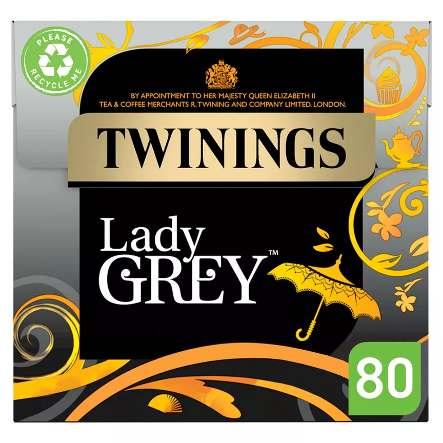 Twinings Plant-Based Lady Grey Bright with Zesty Orange Tea Bags