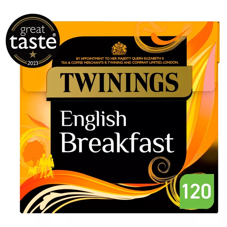 Twinings English Breakfast 120 Plant-Based Tea Bags 300g