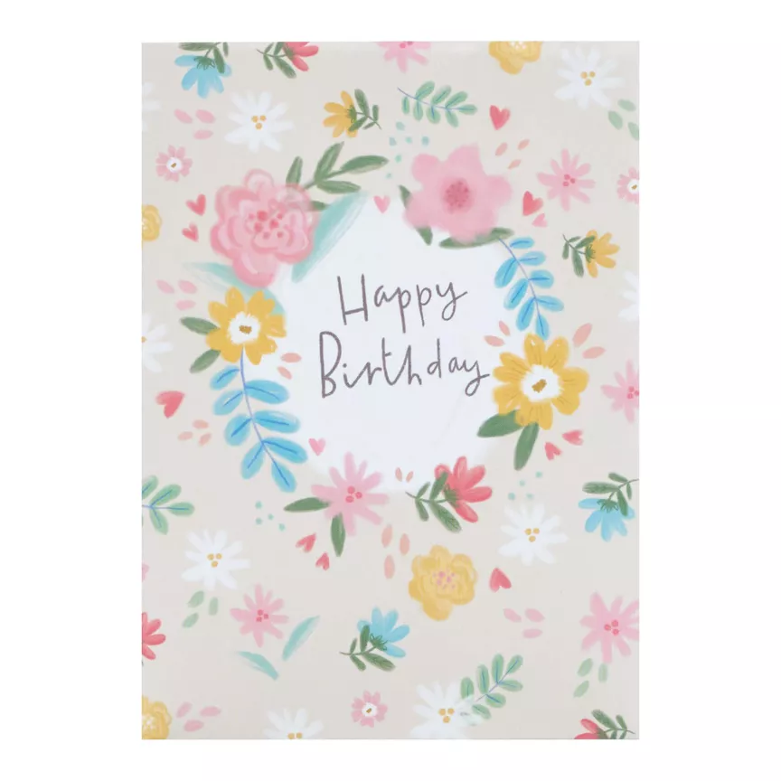 George Home Birthday card