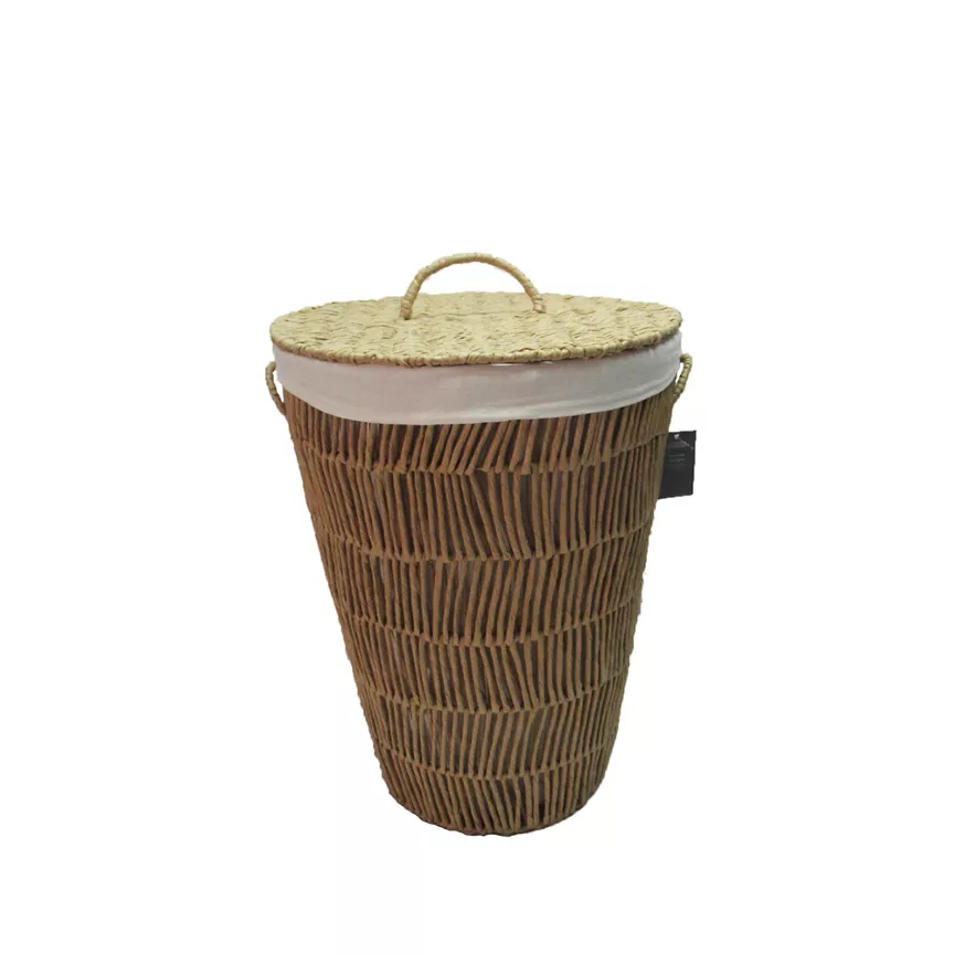 George Home Natural Storage Laundry Hamper