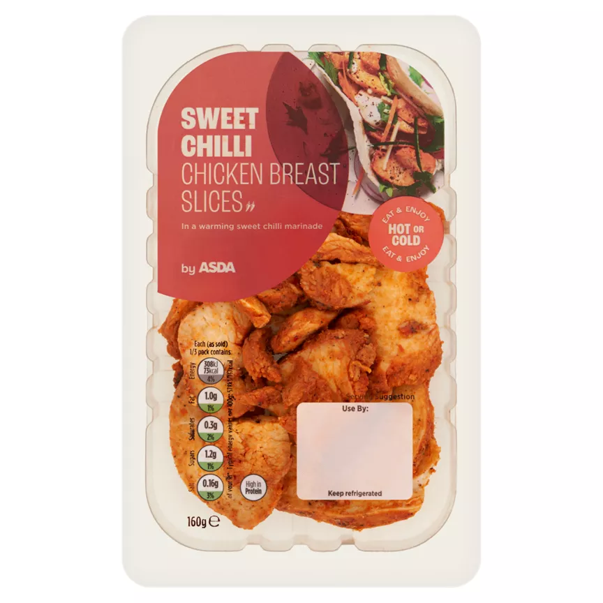 ASDA Sweet Chilli Chicken Breast Slices