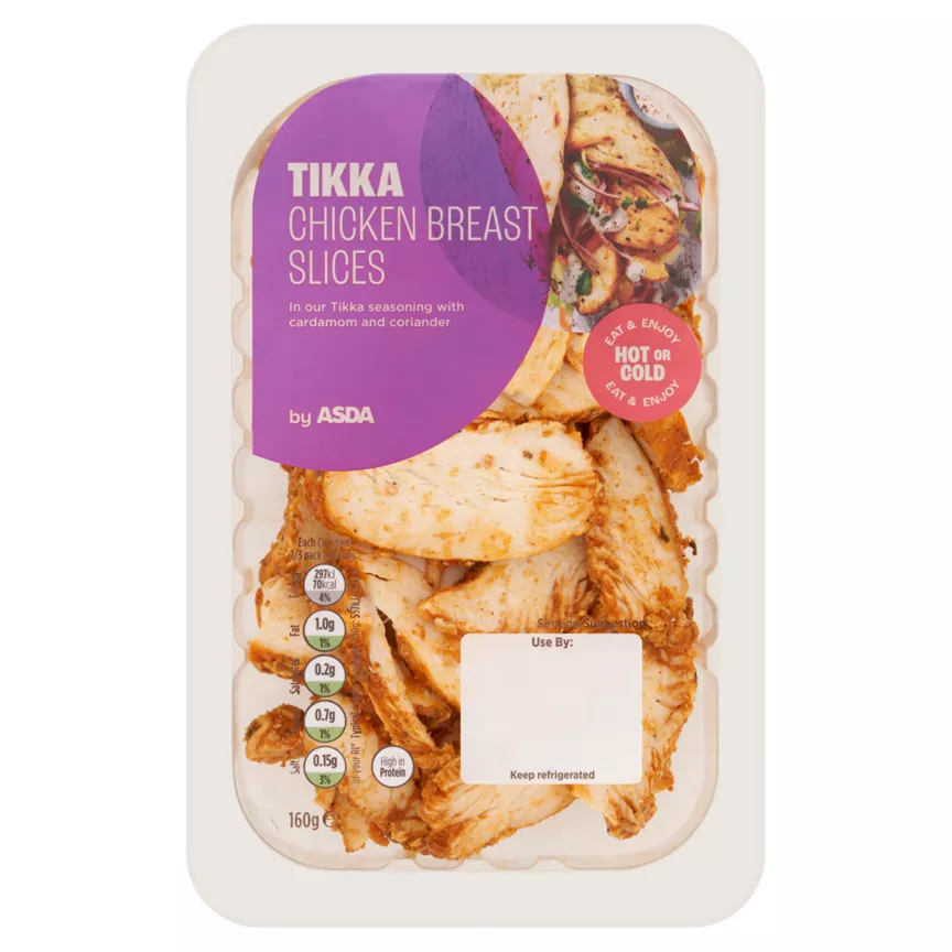 ASDA Tikka Chicken Breast Slices