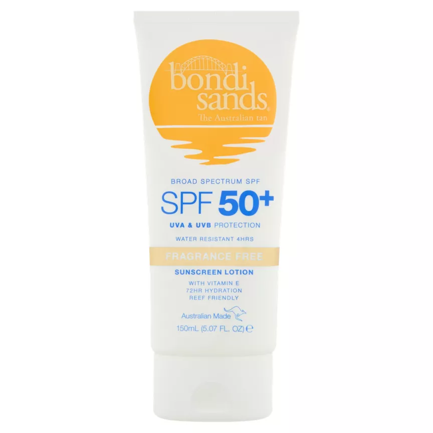 Bondi Sands SPF 50+ Fragrance Free Sunscreen Lotion 150ml