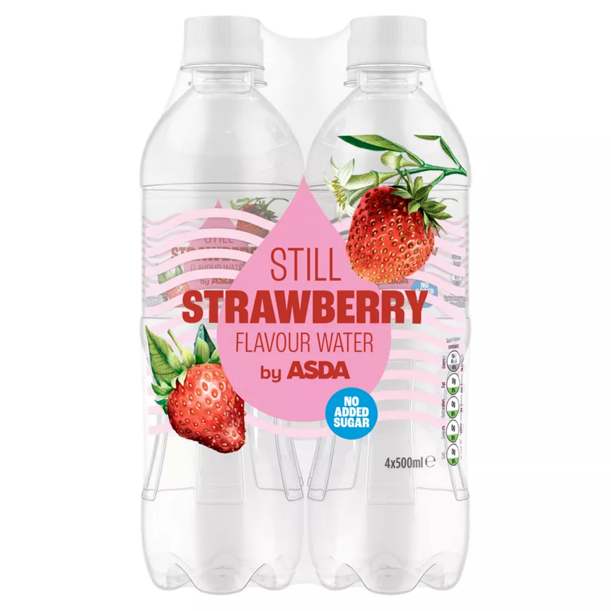 ASDA Still Strawberry Flavour Water