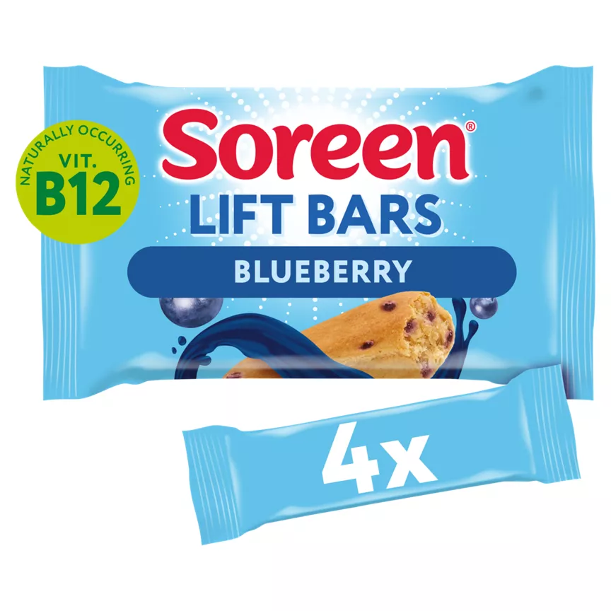 Soreen Lift Bars Blueberry 4 x 42g (168g)