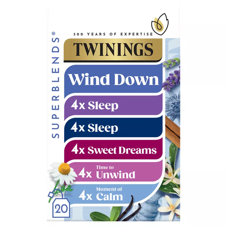 Twinings Superblends 20 Wind Down Collection 33.2g