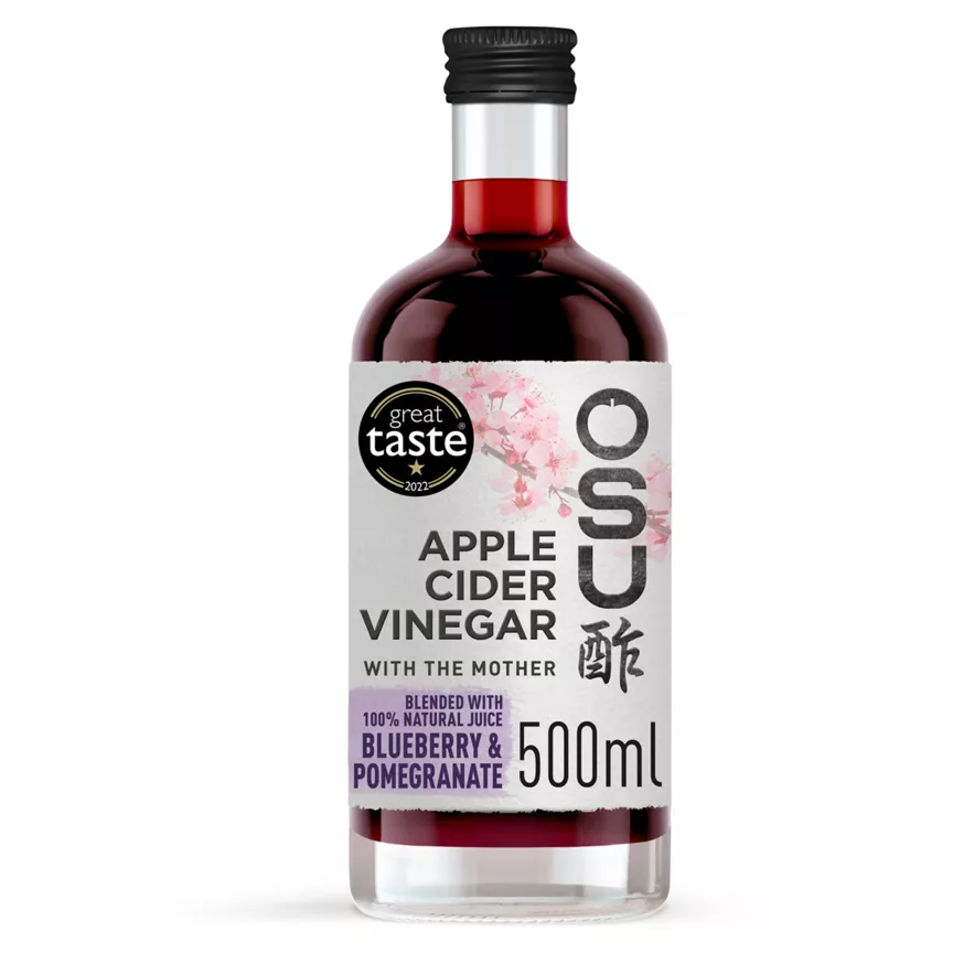 Osu Apple Cider Vinegar with Blueberry & Pomegranate Juice 500ml