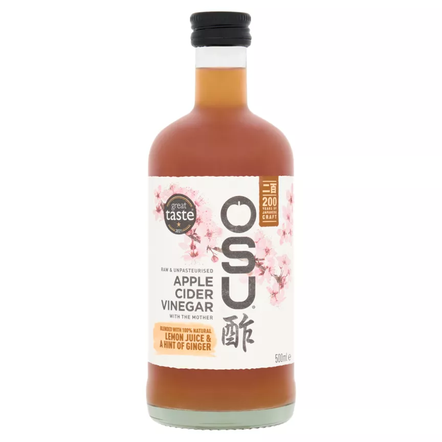 Osu Apple Cider Vinegar with Lemon Juice & a Hint of Ginger 500ml