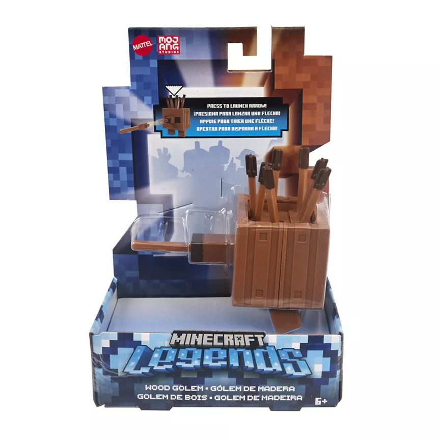 Minecraft Legends Plank Golem Action Figure Age 6+ Years