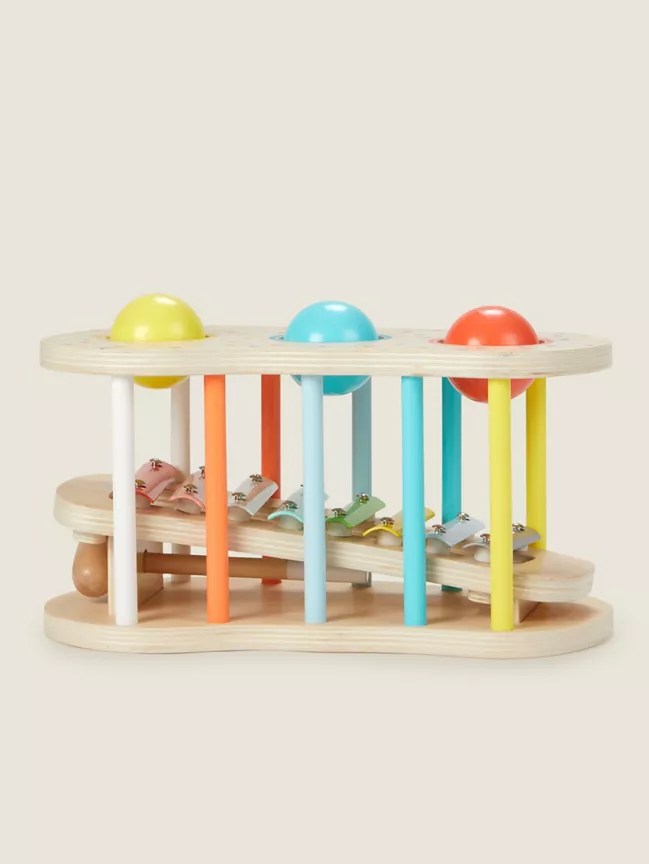 George Home Wooden Hammer Xylophone