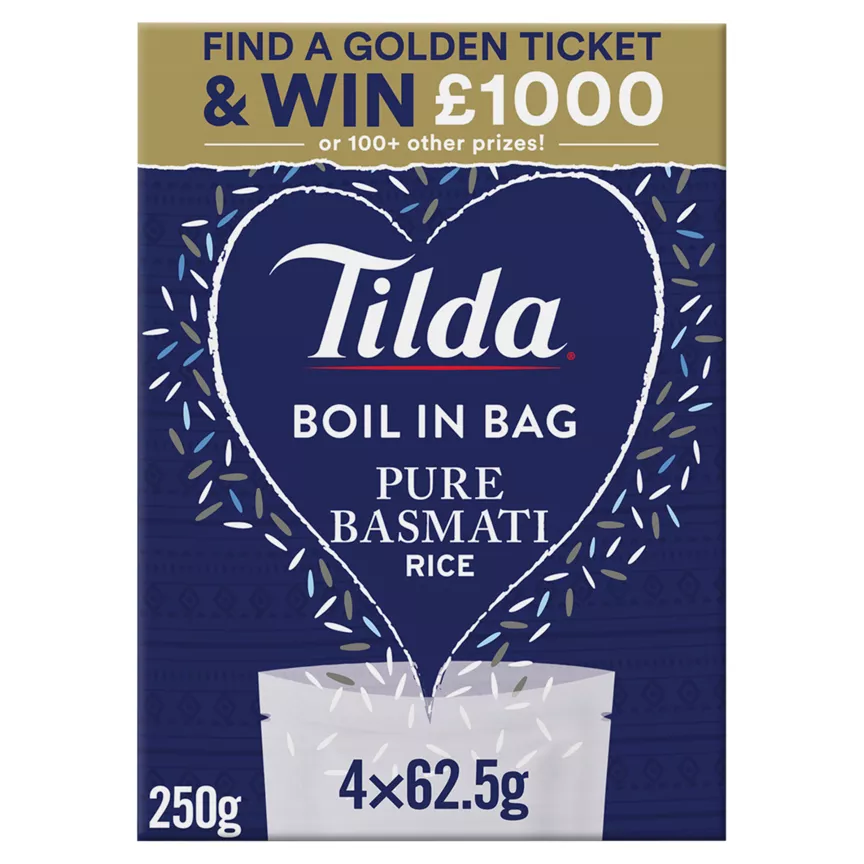 Tilda Boil in Bag Pure Basmati Rice 250g